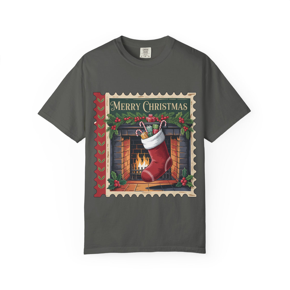 Merry Christmas Unisex Garment-Dyed T-shirt