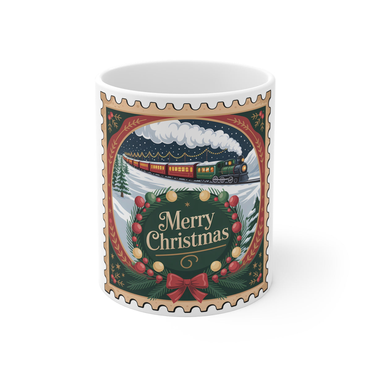 Christmas Train Mug11oz
