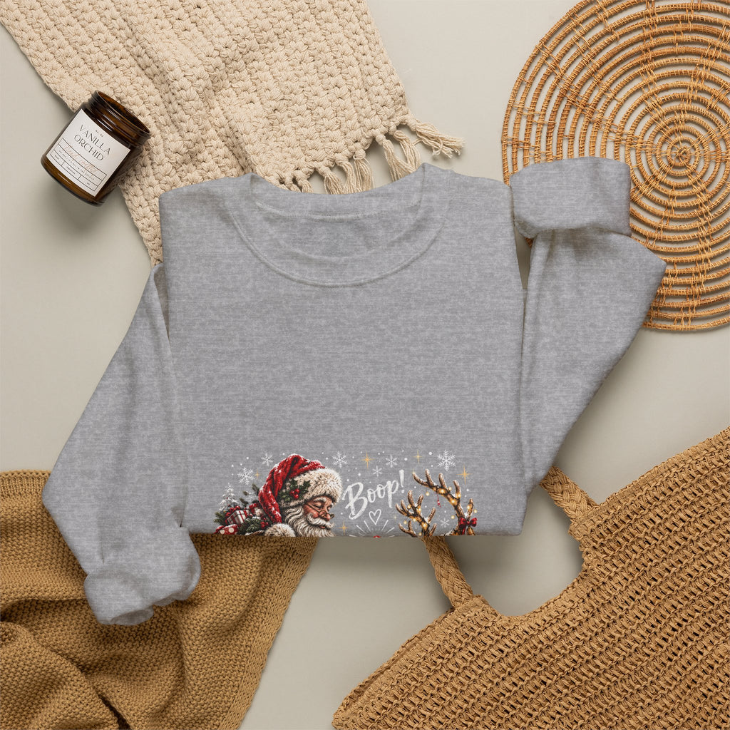 Santa reindeer Unisex Heavy Blend™ Crewneck Sweatshirt