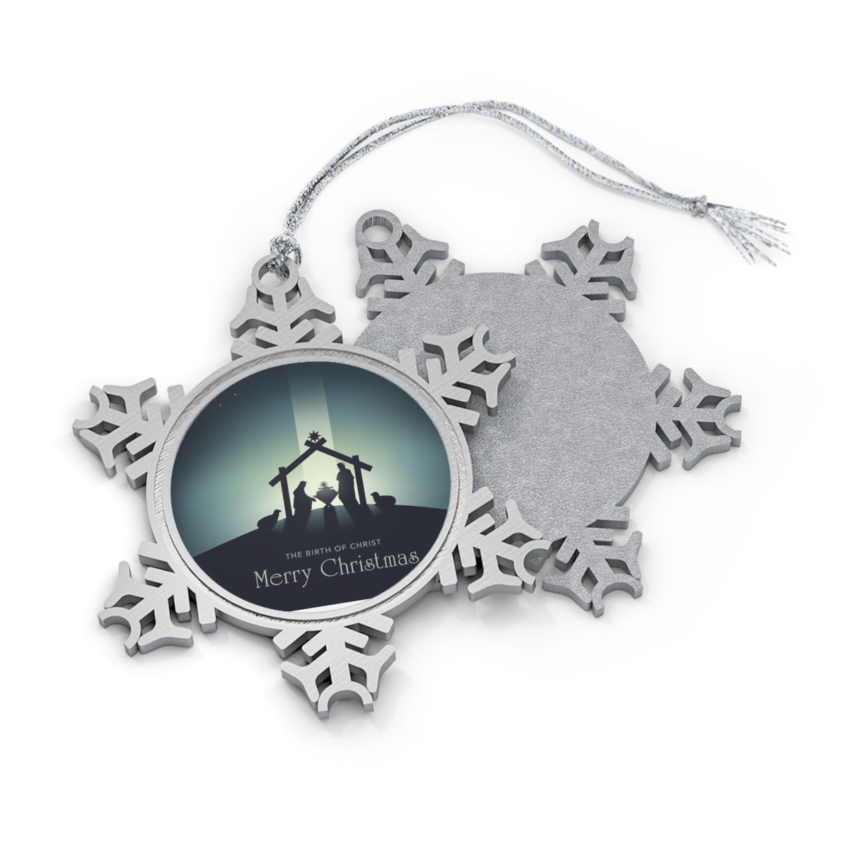 Pewter Snowflake Ornament