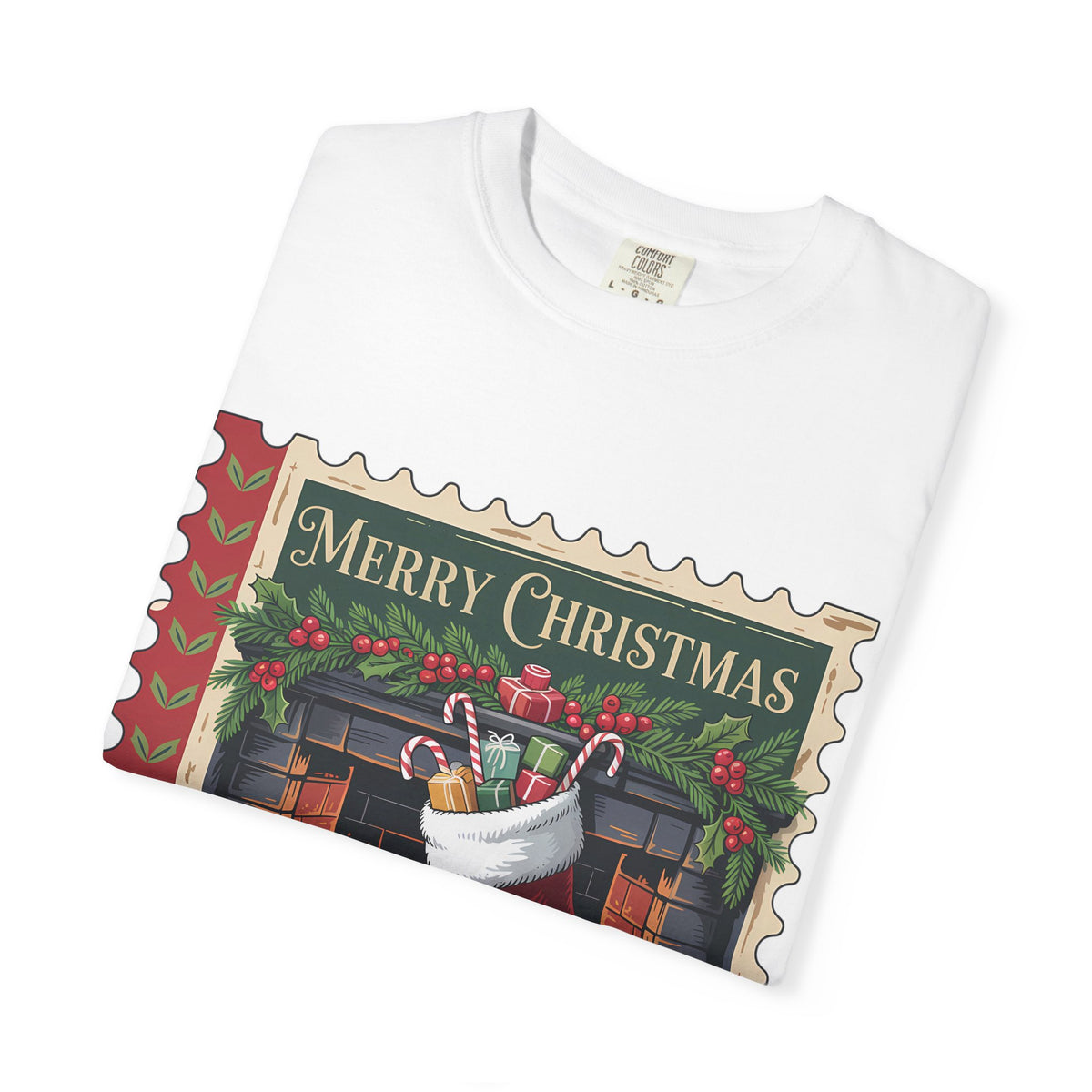 Merry Christmas Unisex Garment-Dyed T-shirt