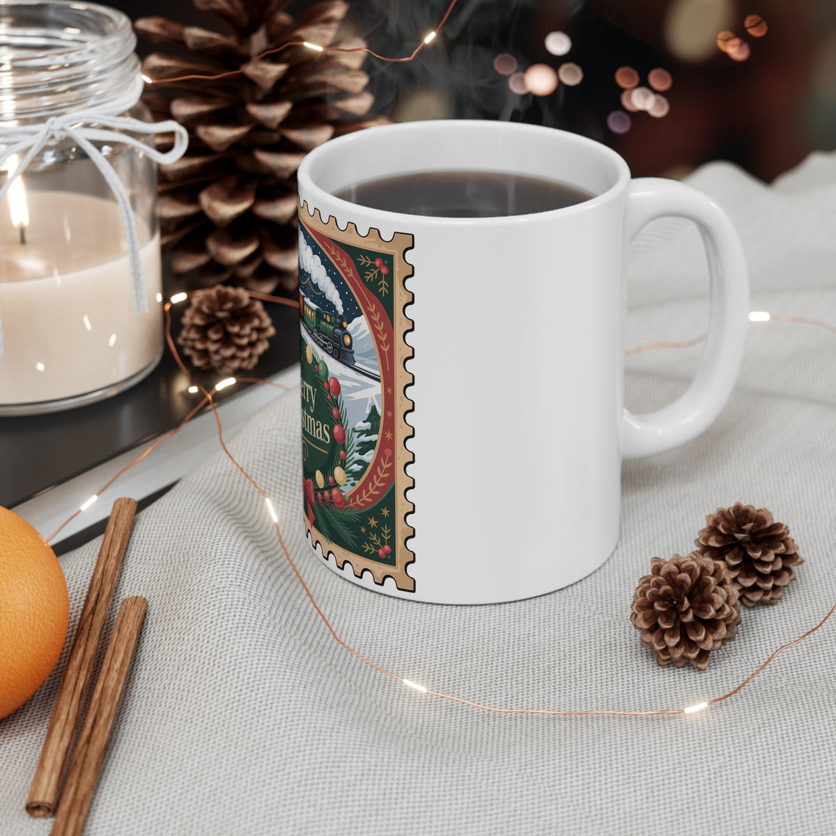 Christmas Train Mug11oz
