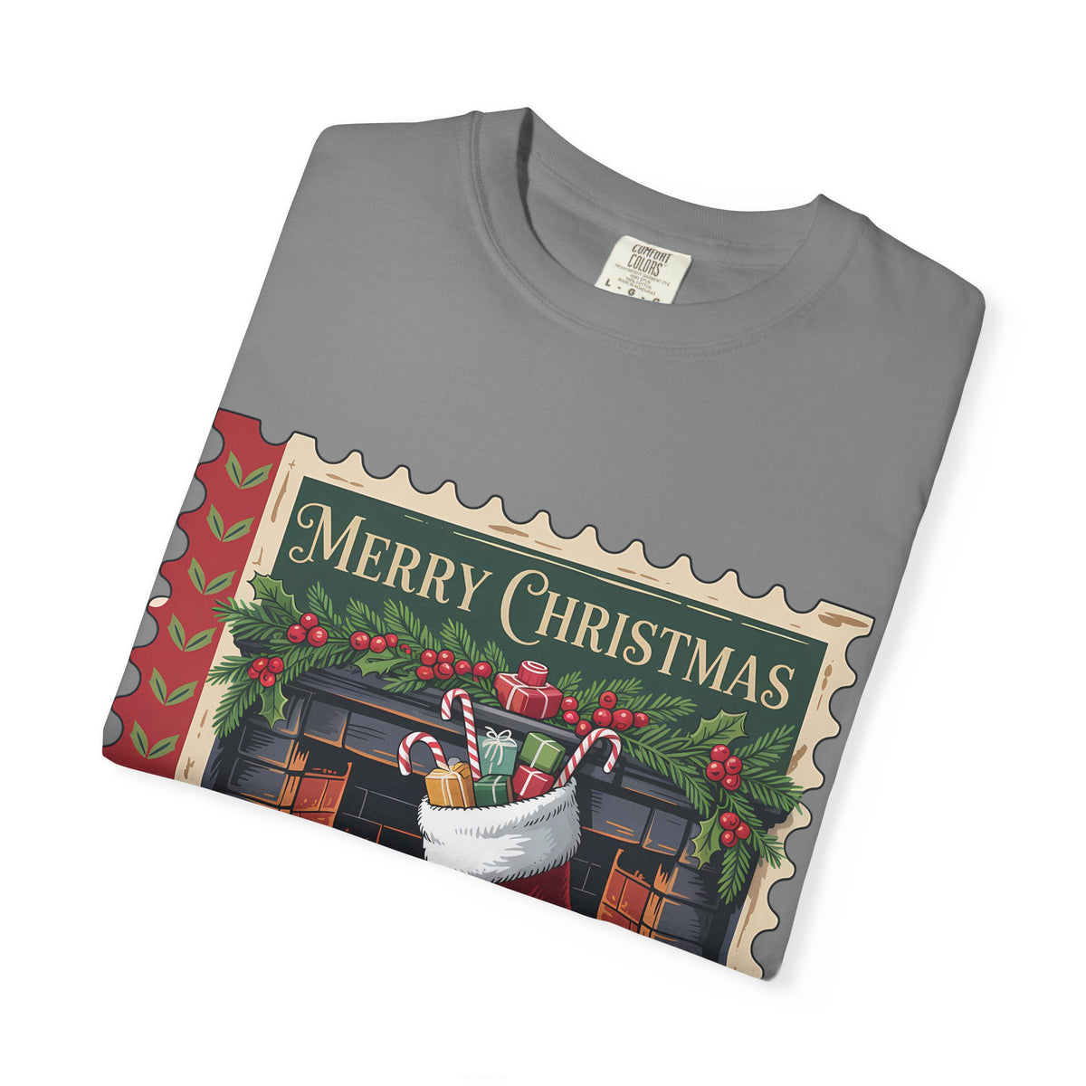 Merry Christmas Unisex Garment-Dyed T-shirt