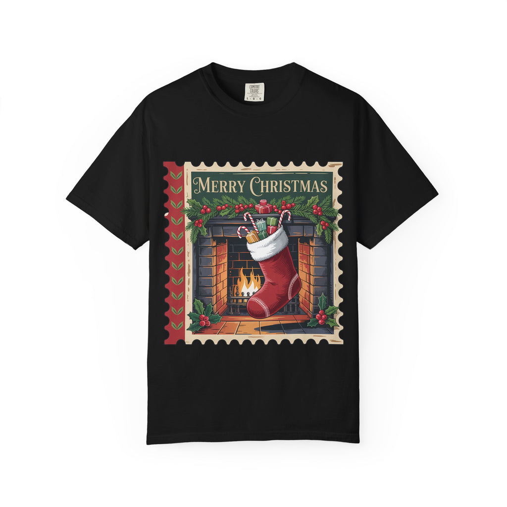 Merry Christmas Unisex Garment-Dyed T-shirt