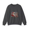 Santa reindeer Unisex Heavy Blend™ Crewneck Sweatshirt