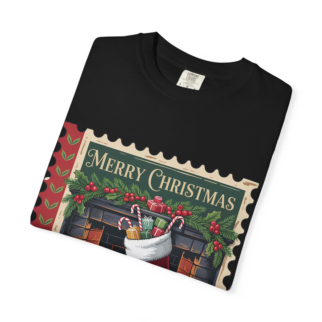 Merry Christmas Unisex Garment-Dyed T-shirt