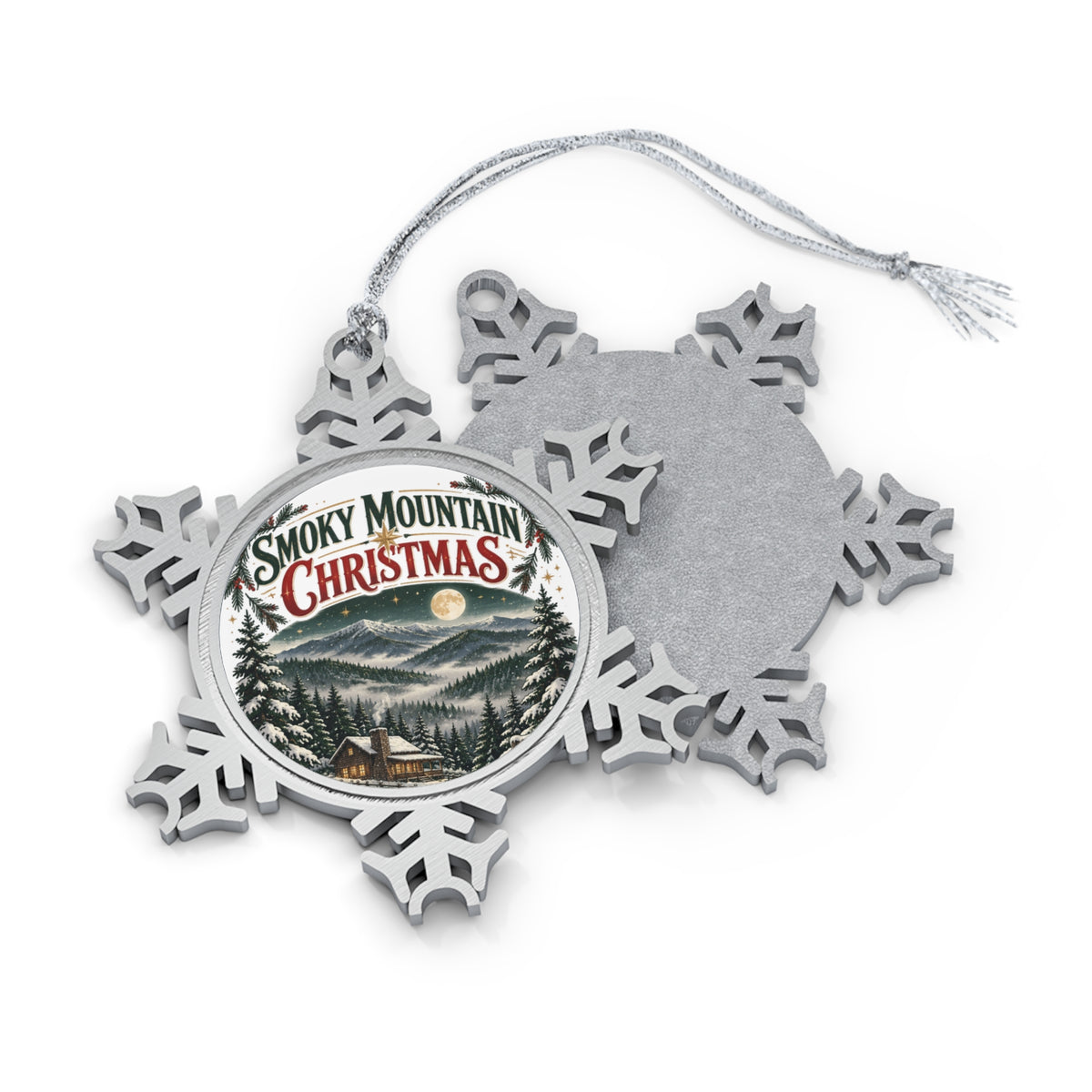 Pewter Snowflake Ornament