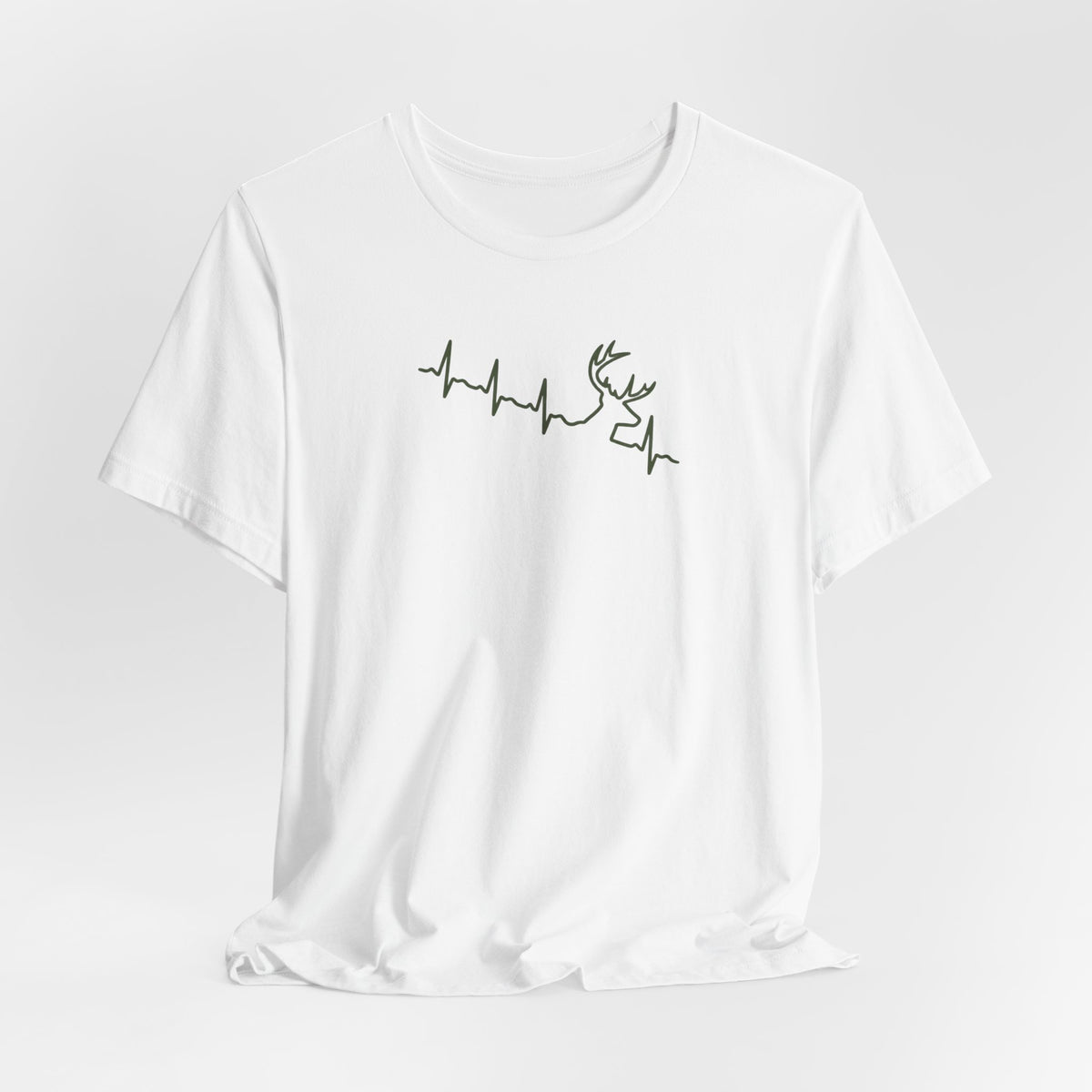 Glowing Deer Heartbeat - Hunting Season T-Shirt