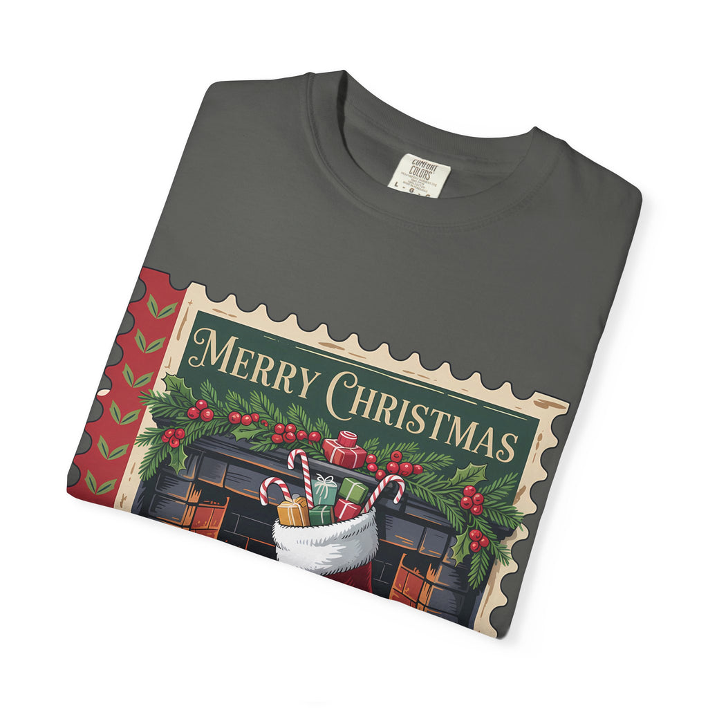 Merry Christmas Unisex Garment-Dyed T-shirt
