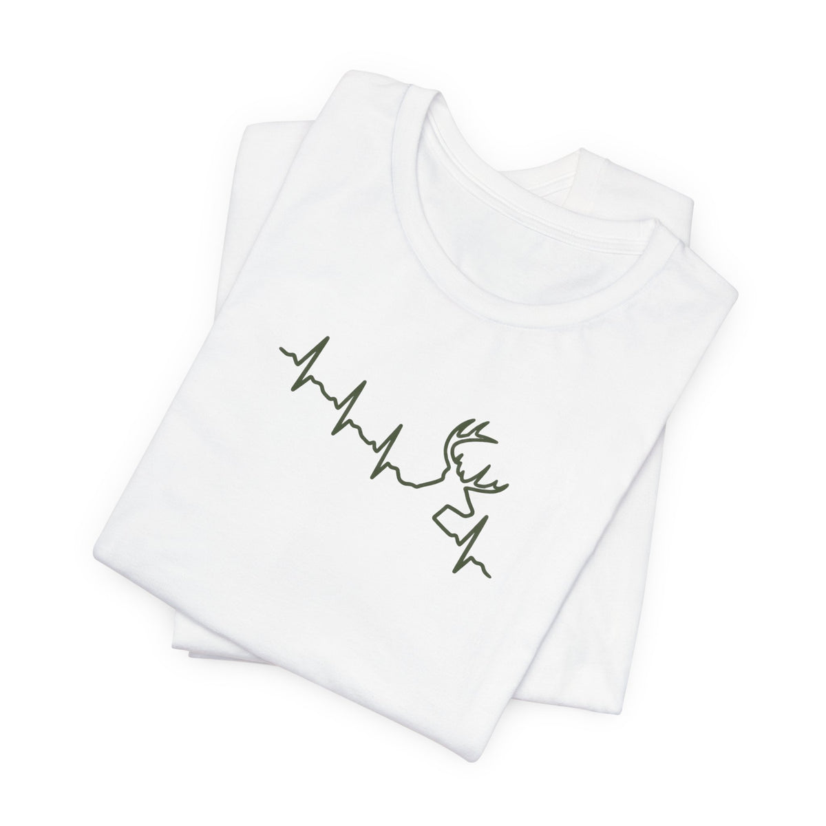 Glowing Deer Heartbeat - Hunting Season T-Shirt