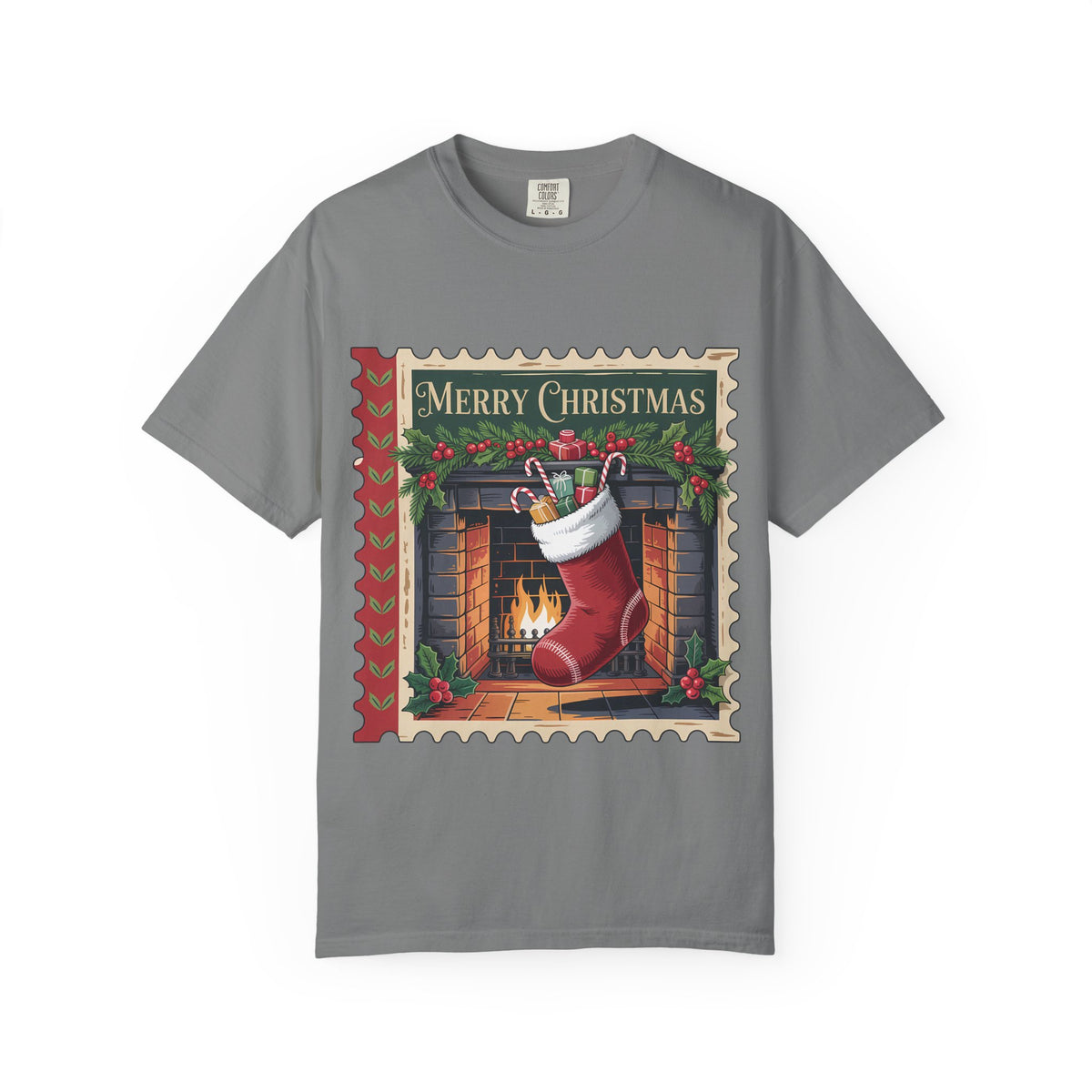 Merry Christmas Unisex Garment-Dyed T-shirt
