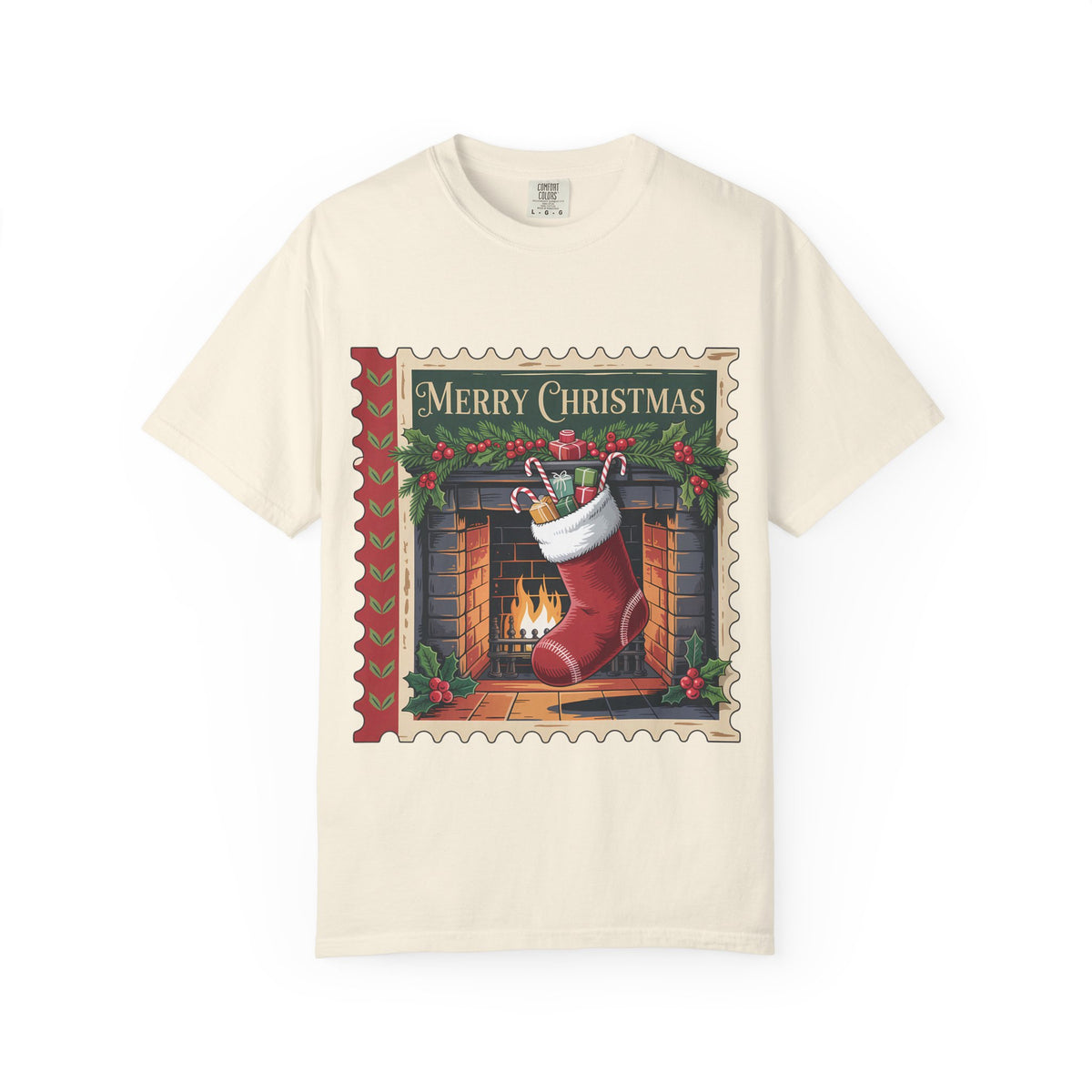 Merry Christmas Unisex Garment-Dyed T-shirt